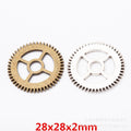 Zinc Alloy Gear Charm Pendant No.421171 for DIY Necklace Bracelet Jewelry Making view 1