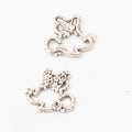 Zinc Alloy Mouse Head Charm Pendant for DIY Necklace Bracelet Jewelry Making view 3