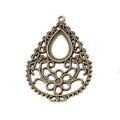 12x17mm Zinc Alloy Oval Bezel Charm Pendant for DIY Necklace Bracelet Jewelry Making view 2