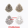 7x11mm Zinc Alloy Oval Bezel Tray Charm Pendant for DIY Necklace Bracelet Jewelry Making view 1