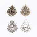 7x11mm Zinc Alloy Oval Bezel Tray Charm Pendant for DIY Necklace Bracelet Jewelry Making view 4