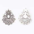 7x11mm Zinc Alloy Oval Bezel Tray Charm Pendant for DIY Necklace Bracelet Jewelry Making view 3