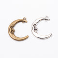 Zinc Alloy Moon Charm Pendant No.702236 for DIY Necklace Bracelet Jewelry Making view 4