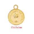 Zinc Alloy Woman Head Charm Pendant No.781720 for DIY Necklace Bracelet Jewelry Making view 4