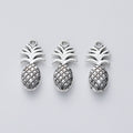 Zinc Alloy Pineapple Charm Pendant No.765764 for DIY Necklace Bracelet Jewelry Making view 3