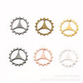 Zinc Alloy Gear Charm Pendant No.273688 for DIY Necklace Bracelet Jewelry Making view 2