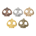 Zinc Alloy Skull Charm Pendant No.853774 for DIY Necklace Bracelet Jewelry Making view 5