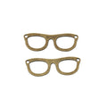 Zinc Alloy Eyeglasses Charm Pendant for DIY Necklace Bracelet Jewelry Making view 2