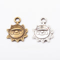 Zinc Alloy Sun Charm Pendant No.270774 for DIY Necklace Bracelet Jewelry Making view 1