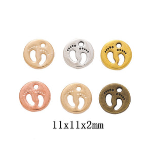 Zinc Alloy Paw Print Charm Pendant for DIY Necklace Bracelet Jewelry Making