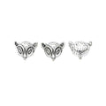 DIY Vintage Alloy Fox Spacer Beads With Holes For Handmade Bracelet Jewelry Accessories view 3