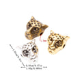 Vintage Alloy Leopard Spacer Bead With Hole For DIY Handmade Bracelet Jewelry Accessories view 1