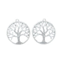 Zinc Alloy Tree Of Life Charm Pendant No.938569 for DIY Necklace Bracelet Jewelry Making view 4