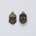 Zinc Alloy Skull Charm Pendant No.194657 for DIY Necklace Bracelet Jewelry Making view 2