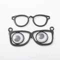 Gold Zinc Alloy Glasses Charm Pendant for DIY Necklace Bracelet Jewelry Making view 1
