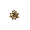 Zinc Alloy Star Moon Charm Pendant for DIY Necklace Bracelet Jewelry Making view 3