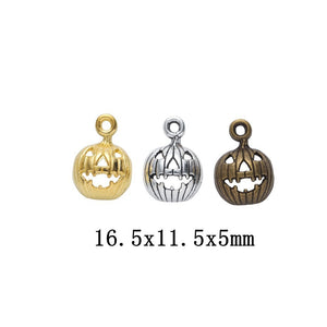 Zinc Alloy Jack O Lantern Charm Pendant for DIY Necklace Bracelet Jewelry Making