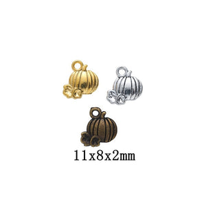 Zinc Alloy Pumpkin Charm Pendant No.967340 for DIY Necklace Bracelet Jewelry Making