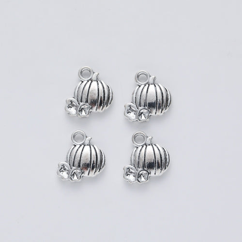 Zinc Alloy Pumpkin Charm Pendant No.967340 for DIY Necklace Bracelet Jewelry Making