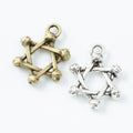 Zinc Alloy Six Point Star Charm Pendant for DIY Necklace Bracelet Jewelry Making view 4