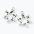Zinc Alloy Six Point Star Charm Pendant for DIY Necklace Bracelet Jewelry Making view 2