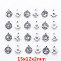 Zinc Alloy Zodiac Signs Charm Pendant No.011514 for DIY Necklace Bracelet Jewelry Making view 1