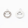 Zinc Alloy Clock Charm Pendant No.304967 for DIY Necklace Bracelet Jewelry Making view 3