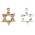Zinc Alloy Hexagram Star Charm Pendant for DIY Necklace Bracelet Jewelry Making view 4