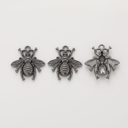 Zinc Alloy Bee Charm Pendant No.576234 for DIY Necklace Bracelet Jewelry Making
