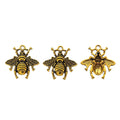 Zinc Alloy Bee Charm Pendant No.576234 for DIY Necklace Bracelet Jewelry Making view 5