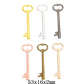 Zinc Alloy Key Charm Pendant No.876275 for DIY Necklace Bracelet Jewelry Making view 1