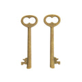 Zinc Alloy Key Charm Pendant No.876275 for DIY Necklace Bracelet Jewelry Making view 2