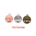Zinc Alloy Tree Of Life Charm Pendant No.876540 for DIY Necklace Bracelet Jewelry Making view 1