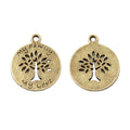 Zinc Alloy Tree Of Life Charm Pendant No.580061 for DIY Necklace Bracelet Jewelry Making view 4