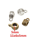 DIY Vintage Zinc Alloy Large Hole Three Way Spacer Beads For European Bracelets And Necklaces view 1