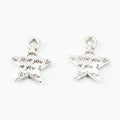 Zinc Alloy Letter Star Charm Pendant for DIY Necklace Bracelet Jewelry Making view 3