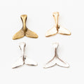 Zinc Alloy Whale Tail Charm Pendant No.680651 for DIY Necklace Bracelet Jewelry Making view 5