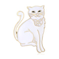 Alloy Enamel Cartoon Cat Brooch Pin For Unisex Clothing Decoration view 5