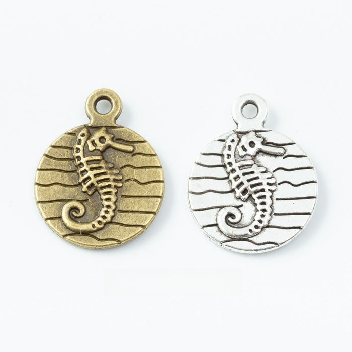 Zinc Alloy Seahorse Charm Pendant No.816513 for DIY Necklace Bracelet Jewelry Making