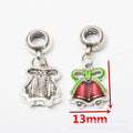 Gold Zinc Alloy Christmas Tree Charm Pendant for DIY Necklace Bracelet Jewelry Making view 2