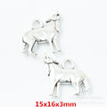 DIY Vintage Zinc Alloy Wolf Charm Pendant For Necklace Bracelet Jewelry Accessories view 1