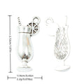 Antique Silver Zinc Alloy Charm Pendant No.304056 for DIY Necklace Bracelet Jewelry Making view 1