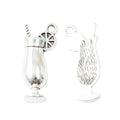 Antique Silver Zinc Alloy Charm Pendant No.304056 for DIY Necklace Bracelet Jewelry Making view 2