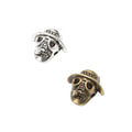 Vintage Zinc Alloy Skull Small Hole Beads For DIY Bracelet Necklace Jewelry Accessories view 4