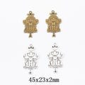 Zinc Alloy Princess Girl Charm Pendant for DIY Necklace Bracelet Jewelry Making view 1
