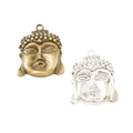 Zinc Alloy Buddha Head Charm Pendant No.120840 for DIY Necklace Bracelet Jewelry Making view 4