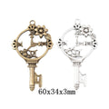 Zinc Alloy Key Charm Pendant No.030877 for DIY Necklace Bracelet Jewelry Making view 1