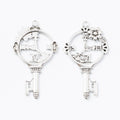 Zinc Alloy Key Charm Pendant No.030877 for DIY Necklace Bracelet Jewelry Making view 4