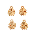 Zinc Alloy Four Leaf Clover Charm Pendant No.317370 for DIY Necklace Bracelet Jewelry Making view 2