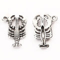 Zinc Alloy Lobster Charm Pendant for DIY Necklace Bracelet Jewelry Making view 3